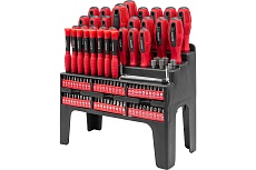 Отвертки в комплекте с битами Forcekraft набор 100 предметов FK-10100(59939)