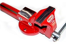 Слесарные тиски KANCA 100 мм, с трубными губками 60205010100