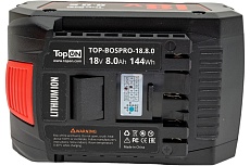 Аккумулятор для BOSCH PROCORE 18V 8.0AH (LI-ION) Topon TOP-BOSPRO-18.8.0
