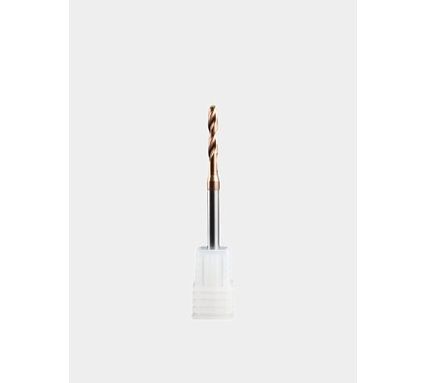 Сверло твердосплавное ц/х РОСИНСТРУМЕНТ 3.0x4х20x62 3D без подачи СОЖ TiSiN 330042062