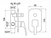 Смеситель для душа Bugnatese Olimp OLIMP-VDIM-02-L бронза