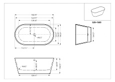 Акриловая ванна Art&Max AM-520-1500-790 150x79