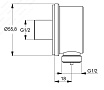 Шланговое подключение Ideal Standard IdealRain B9448AA