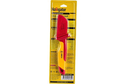 Нож Navigator 82 362 NHT-Nmd01-185 /диэлектрический, прямое лезвие/ 82362