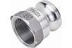 Алюминиевый камлок TITAN LOCK типа А серия EcoLine, ниппель внутр. резьба BSP 1 1/2" TL150AAL-EL