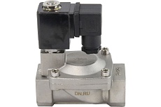 Электромагнитный клапан DN.ru VS2W-401V-PU-NC Ду25 Ру10 сталь, пилотный VITON 220В AC D130-01507