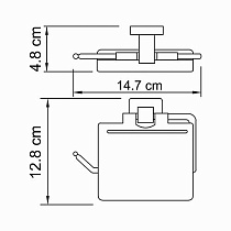 Держатель туалетной бумаги WasserKRAFT Lippe K-6525