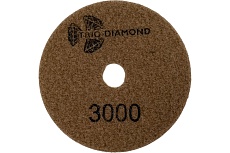 Алмазный гибкий шлифовальный круг Черепашка 100 № 3000 сухая шлифовка TRIO-DIAMOND 363000