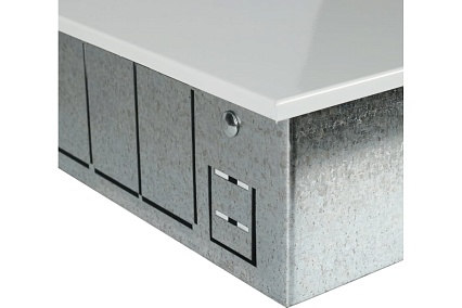 Распределительный встроенный шкаф STOUT ШРВ-2 6-7 выходов 670x125x596 SCC-0002-000067