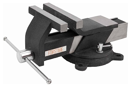 Тиски стальные поворотные с наковальней FORSTIME 6"-150мм FT-6540806(59920)