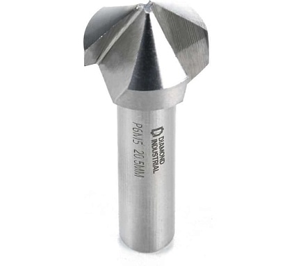 Зенковка по металлу 20,5 мм P6M5 конус 90 гр. DIN 335 Diamond Industrial DIDZM205