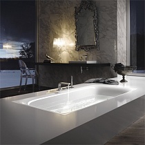 Стальная ванна Bette Lux 180x80 3441-000 встраиваемая, с шумоизоляцией