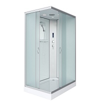 Душевая кабина Niagara NG 43085-14QP 100x80 стекло матовое, пульт управления