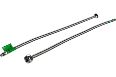 Подводка для смесителя из нержавеющей гофрированной трубы Lavita HF-C500L 1/2хМ10, гайка-штуцер