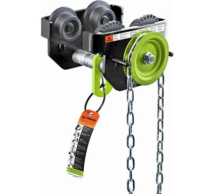 Тележка для ручных талей с цепным приводом HITCH TR200, 1 т, 3 м SZ061014