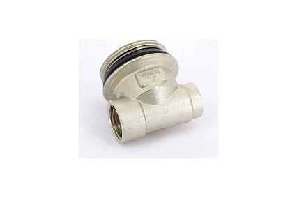 Коллекторный концевой тройник Tiemme 3/4"х1/2"х1/2" (никель) O-ring 1950051 / 1890R