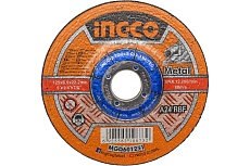 Круг зачистной по металлу 125x6.0x22 мм, A 24 RBF Ingco MGD601251