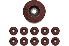 Круг лепестковый торцевой VIRA 125 мм, P80, 10 шт 559181