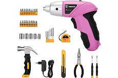 Аккумуляторная отвертка Deko DKS4 и набор 36 Tools Kit 063-4109