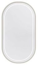 Зеркало Caprigo Контур М-359S-B073ЧЭ 55 см с подсветкой, Grigio Crema