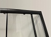 Душевой уголок Niagara NG-007 BLACK 90x90 с рисунком, черный