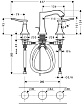 Смеситель для раковины Hansgrohe Metris Classic 31073000