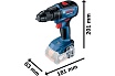 Аккумуляторная дрель-шуруповерт Bosch GSR 18V-50 06019H5006