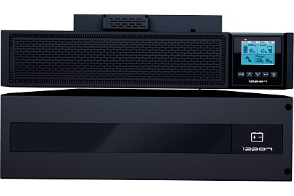 Источник бесперебойного питания Ippon Innova RT II 10000 10000Вт, 10000ВА, черный, 1 штука в упаковке 1005633
