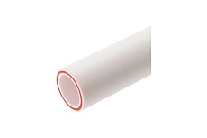 Труба Valfex PP-R белая, армированная стекловолокном, 63х8.6 мм, 4 м, Т 90°С Ру20 SDR7.4 10105063 033-2140