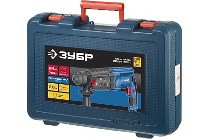 Перфоратор Зубр Профессионал SDS Plus 750 Вт ЗП-24-750 К