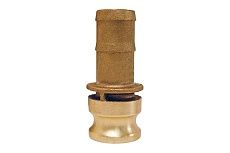 Камлок типа E (ниппель с хвостовиком; 32 мм-1 1/4&quot;; латунь) TITAN LOCK TL125EBR