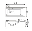 Акриловая ванна Gemy G9055 O L 181x92