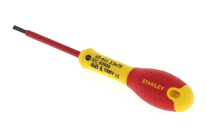 Диэлектрическая отвертка FATMAX 1000V 3.5х75 мм Stanley 0-65-411