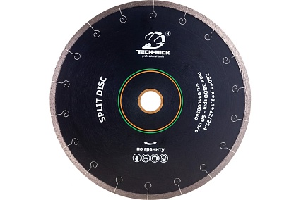Диск алмазный сплошной по граниту SPLIT DISC (250х32/25.4 мм) TECH-NICK 41000360
