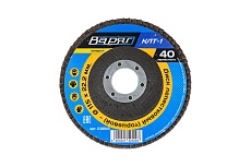 Диск шлифовальный лепестковый торцевой 115х22.2 мм, зерно 40, КЛТ-1(прямой) Варяг 018043