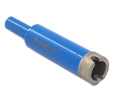 Коронка алмазная по стеклу и керамограниту (14x67 мм; 3-гранный хвостовик) РемоКолор 35-4-305