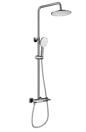 Душевая стойка Wonzon&Woghand Muse Corno WW-A30653-CR хром