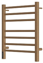 Полотенцесушитель электрический Point Веста PN70756BR П7 50x60 диммер слева, бронза