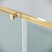 Душевая дверь Grossman Cosmo 100x195 прозрачное, золото сатин 100.K33.02.100.32.00