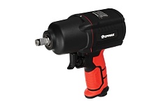 Пневматический ударный гайковерт Ермак 1/2', 7000 об/мин, 200 л/мин, 1375 Нм 690-027