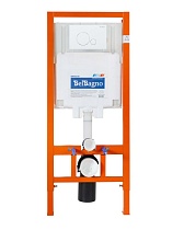 Подвесной унитаз BelBagno Uno BB3105CHR/SC/BB002-80/BB014-SR-BIANCO комплект 4в1