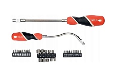 Отвертка Yato гибкая, с битами, 31 пр YT-25972