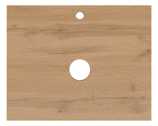 Столешница под раковину 1MarKa Grunge Loft 60 см дуб вотан