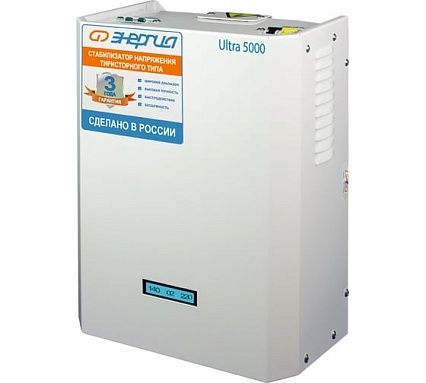 Тиристорный стабилизатор Энергия 5000 ВА Ultra Е0101-0102