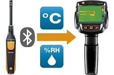 Тепловизор Testo 872 комплект с термогигрометром 605i 0560 8724