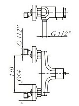 Смеситель для душа Migliore Fortis ML.FRT-5239 с термостатом