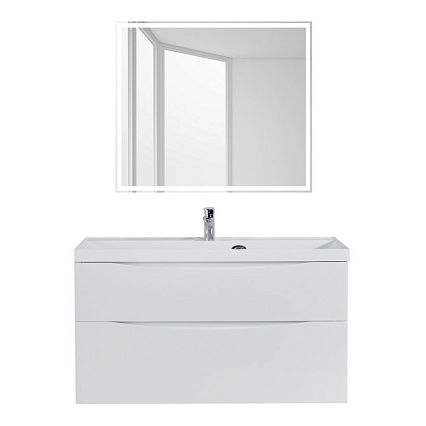 Тумба с раковиной BelBagno Marino 120 см, высота 60 см Bianco Lucido