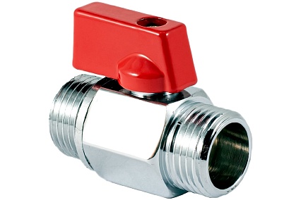 Шаровой кран PROFACTOR PF CHROME MINI для бытовой техники н/н 1/2 PF BMV 353