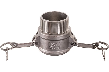 Камлок тип B (розетка; наружная резьба BSP; 50 мм-2"; нержавеющая сталь) TITAN LOCK TL200BSS