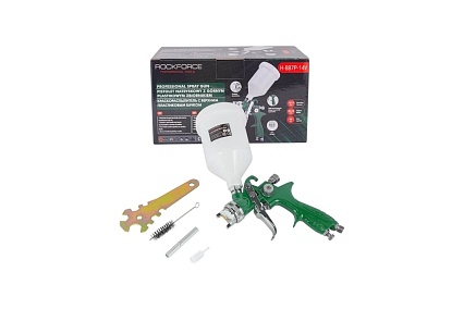 Краскораспылитель с верхним пластиковым бачком Rockforce RF-H-887P-14V